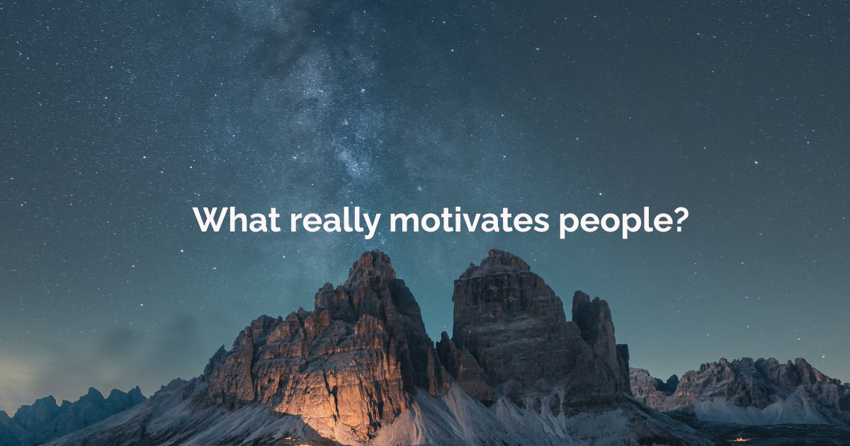 What really motivates people?